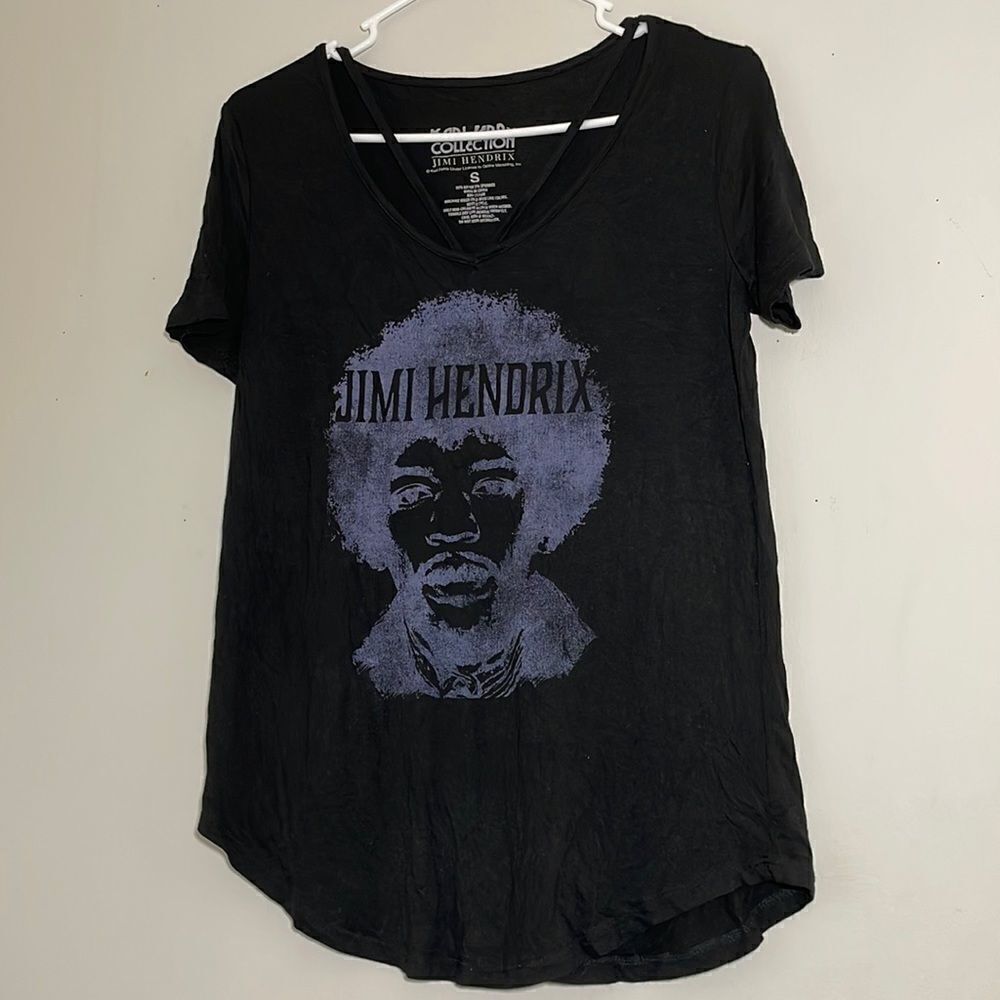 NWOT Jimi Hendrix Karl Ferris Collection T-Shirt. S, Black